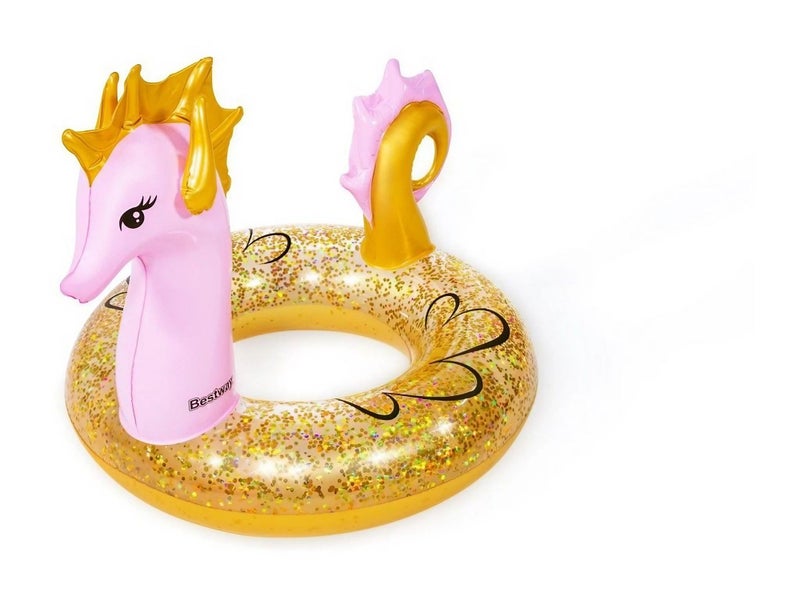 Bestway Glitter Seahorse Swim Ring (1.15 x 1.04 m) - Image 2